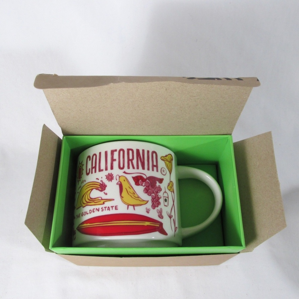 Starbucks Coffee Mug California Been There Series Across Globe Collection New